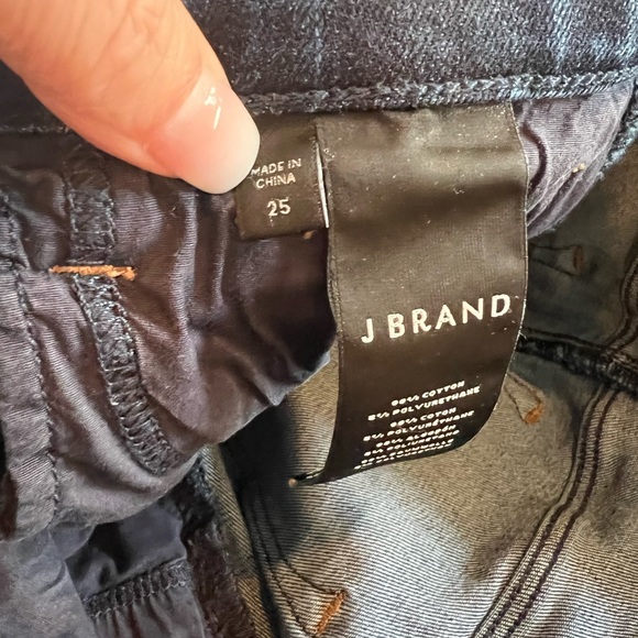 J Brand Maria skinny high rise release hem jeans size 25 - Picture 9 of 12